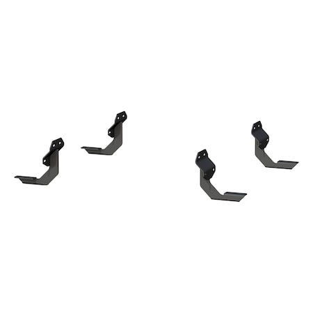 Aries 15-16 F150 REG CAB MOUNTING BRACKETS FOR ADVANTEDGE; RIDGESTEP BLACK P 2055122